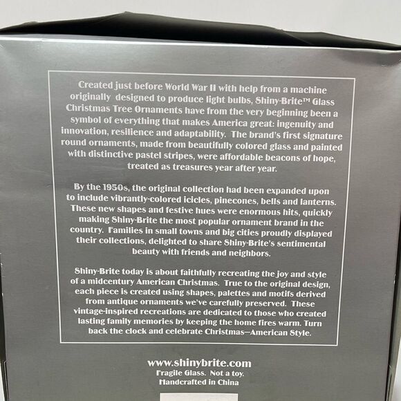 Christopher Radko Shiny Brite Ornaments NWT - Picture 2 of 5